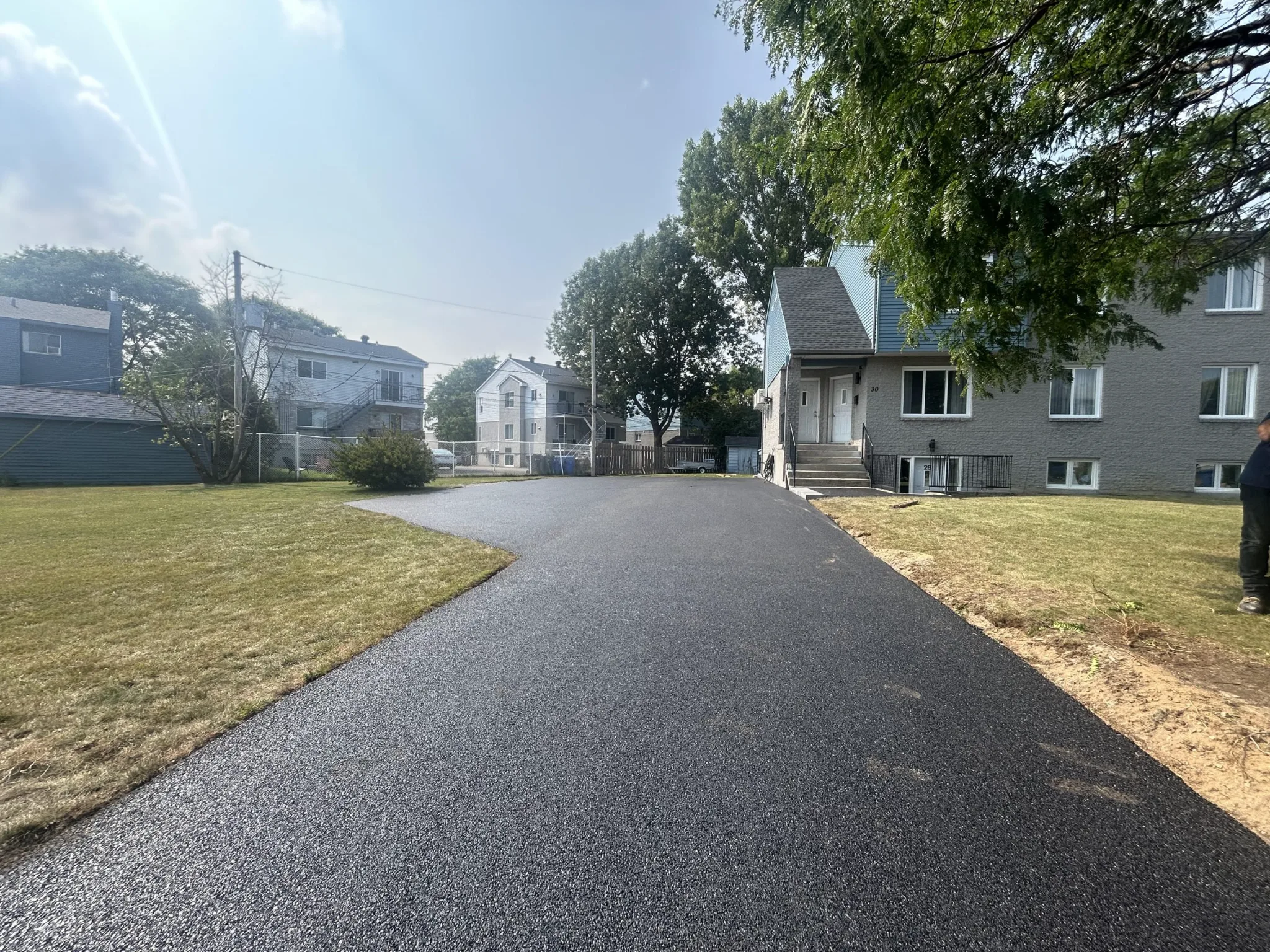 Réalisation pavage résidentiel à Laval